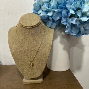 Kendra Scott Gold Medallion Necklace